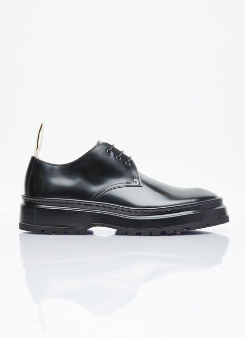 Saint Laurent Les Derbies Pavane Lace-Up Shoes Black sla0154028