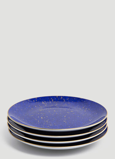 'Lapis' canapé plate, set of four L'Objet 'Lapis' canapé plate, set of four Blue wps0642301
