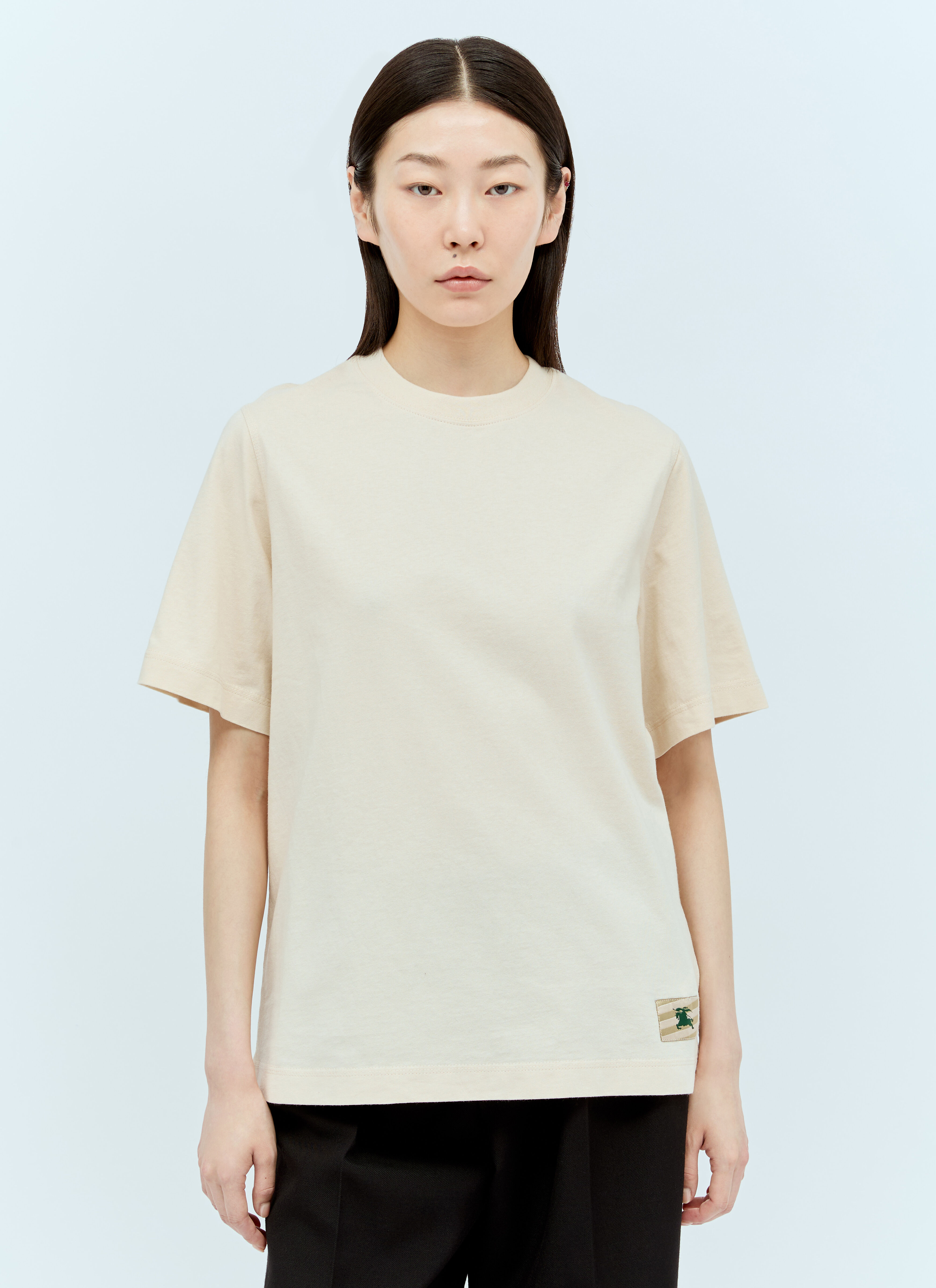 Miu Miu EKD Cotton T-Shirt Black miu0257002