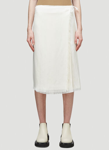 Marni Wrap Skirt Cream mni0244005
