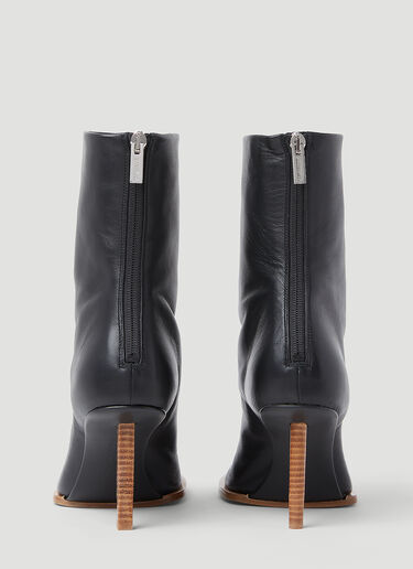 Jacquemus Les Bottines Rond Carré Boots Black jac0254051