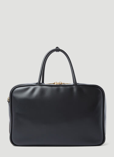 Miu Miu 小号 Trunk 皮革手提包 黑色 miu0254063