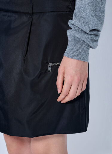 LN-CC® - Prada: Re-Nylon Mini Skirt - Black Prada Re-Nylon Mini Skirt Black pra0266018