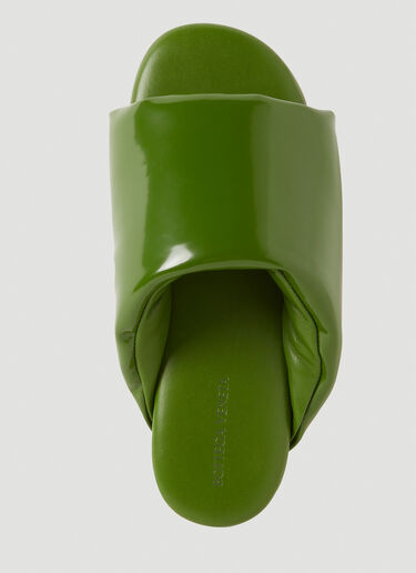 Bottega Veneta 软垫平底凉鞋 绿色 bov0251088