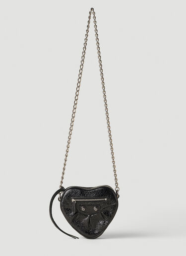 Balenciaga 카골 하트 숄더백 블랙 bal0251109