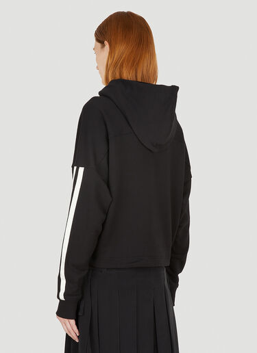 Y-3 Three Stripe Hooded Sweatshirt Black yyy0247013