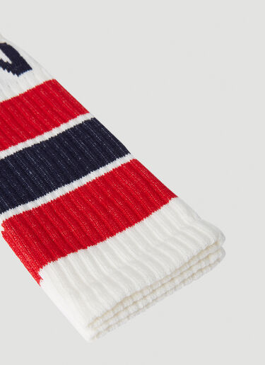 Meryll Rogge Logo Striped Socks White mrl0252015