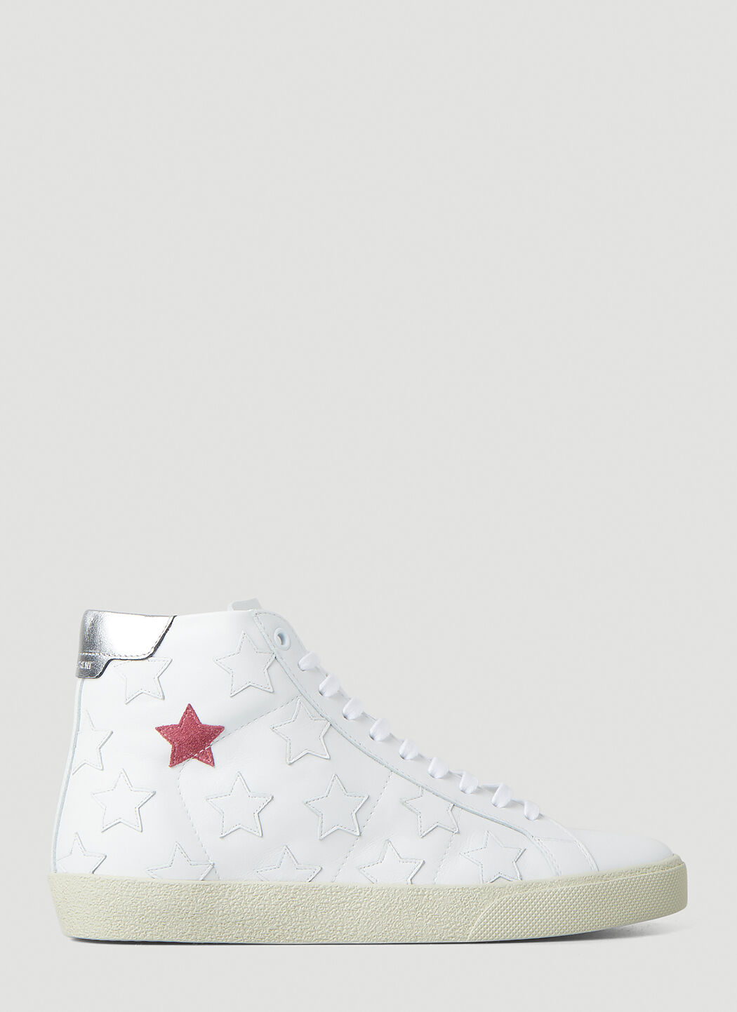 Saint Laurent SL 06 High Top Sneakers in White LN CC
