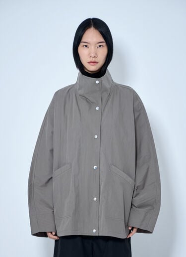 Toteme Summer Parachute Jacket Grey tot0265001