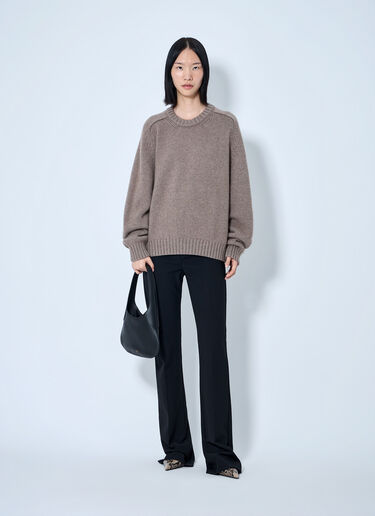 LN-CC® - Khaite: Mae Cashmere Sweater - Beige Khaite Mae Cashmere Sweater Beige kha0265014