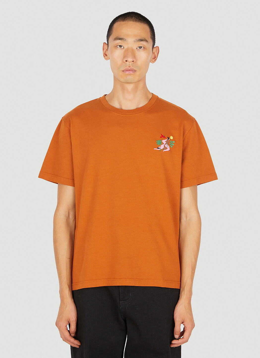 Carne Bollente Jungle Swing T Shirt en Orange LN CC