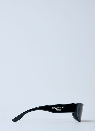 Balenciaga Logo Print Sunglasses Black bcs0360005