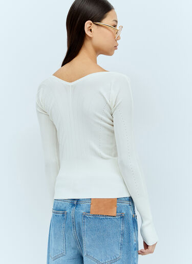 Jacquemus Le Haut Pralù Top White jac0256029