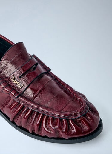 Le Loafer Supple Loafers Saint Laurent Le Loafer Supple Loafers Burgundy sla0262025