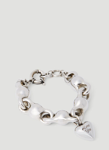 Acne Studios Charm Bracelet Silver acn0154037