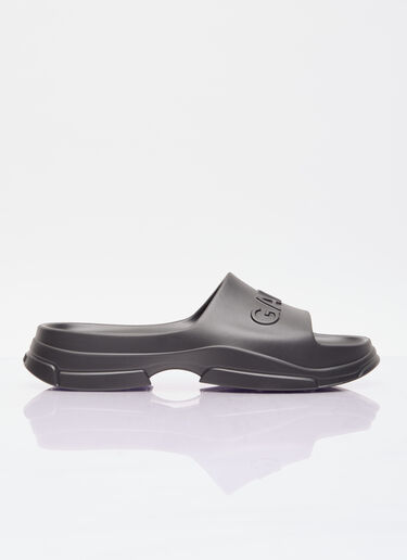 GANNI Pool Slides Black gan0256032