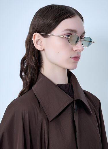 H65 Oval Sunglasses Kuboraum H65 Oval Sunglasses Gold kub0364004