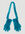 Bottega Veneta Toscana Shearling Gloves Blue bov0246056