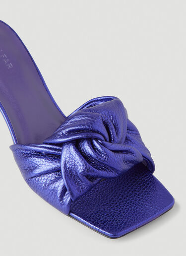 BY FAR Lana Mid Heel Mules Purple byf0250018