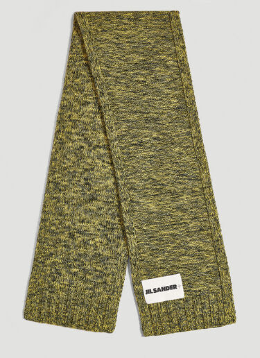 Jil Sander+ Chunky Mouliné Scarf Green jsp0153009