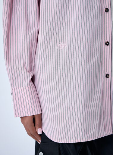 GANNI Stripe Shirt Pink gan0263010