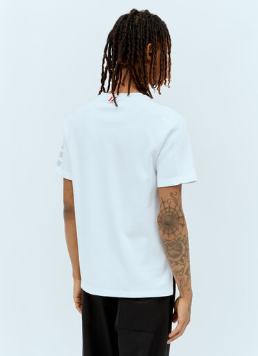 Thom Browne Four-Bar T-Shirt White thb0155003