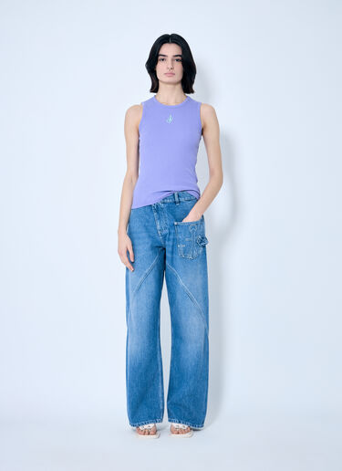 JW Anderson Twisted Workwear Jeans Blue jwa0259001