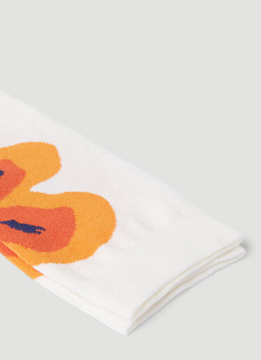 Les Chaussetes Fleur Socks Jacquemus Les Chaussetes Fleur Socks White jac0151052
