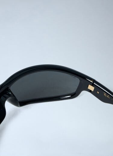 A$AP Rocky x Ray-Ban Ultra Wrap 003 Sunglasses Black lar0362004