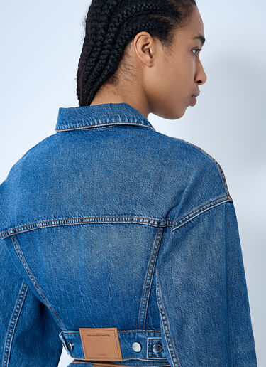 Alexander Wang Wrapped Tucker Jacket Blue awg0260009