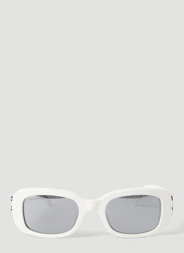 Balenciaga Dynasty Square Sunglasses White bcs0353012
