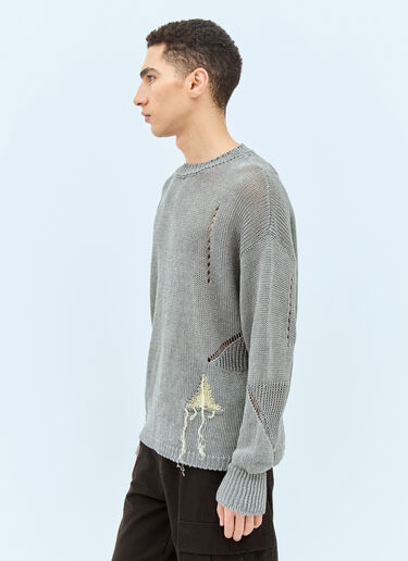 ROA Hemp And Cotton Sweater Grey roa0156011