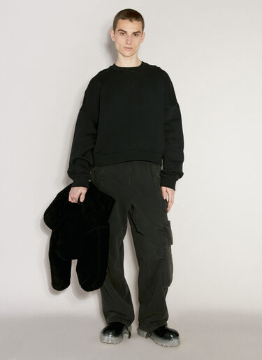 Entire Studios Box Crewneck Sweatshirt Black ent0155024