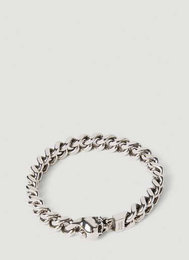 Alexander McQueen Skull Chain Bracelet Silver amq0152035