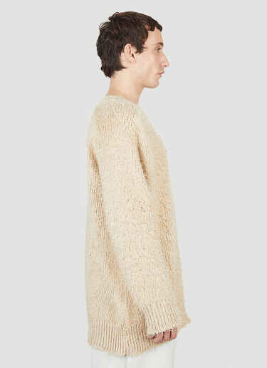 크루넥 스웨터 Maison Margiela 크루넥 스웨터 베이지 mla0151012