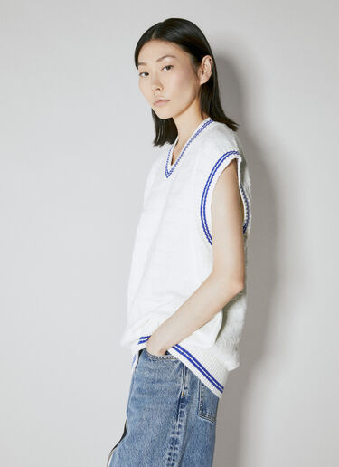 Tunic V-Neck Cotton Vest Alexander Wang Tunic V-Neck Cotton Vest White awg0253023