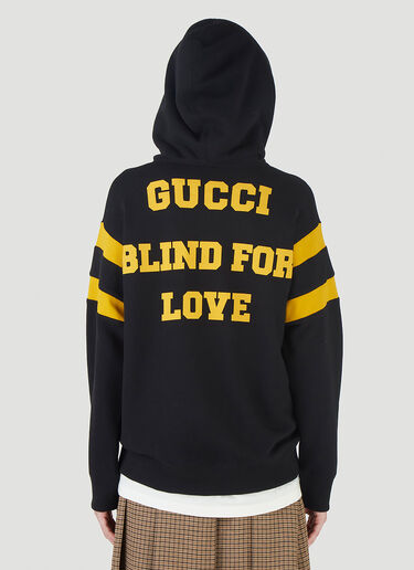 Gucci 25 Gucci Eschatology Hooded Sweatshirt Black guc0245055