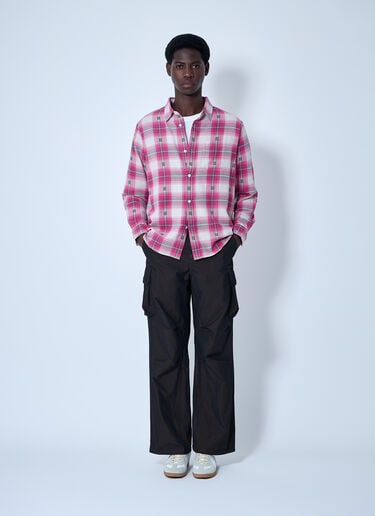 Stüssy Motif Plaid Shirt Pink sts0160005