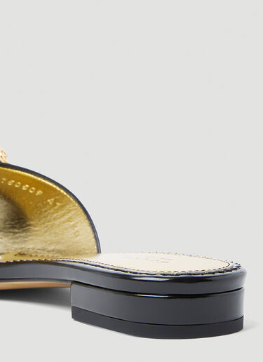 Gucci Dionysus 皮革凉鞋 黑色 guc0253117