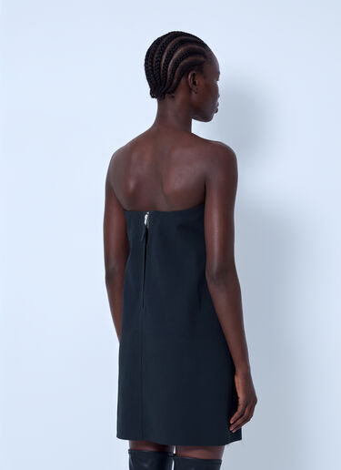 LN-CC® - Rick Owens: Cropped Sheath Mini Dress - Black Rick Owens Cropped Sheath Mini Dress Black ric0266010