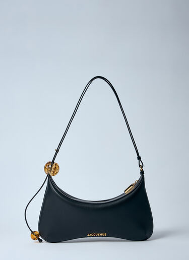 Jacquemus Le Bisou Perle Shoulder Bag Black jac0260024