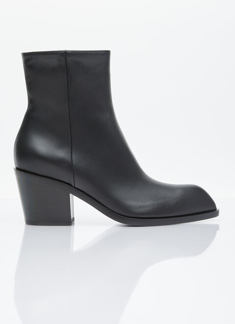Rick Owens Wednesday Leather Boots Black ric0254016