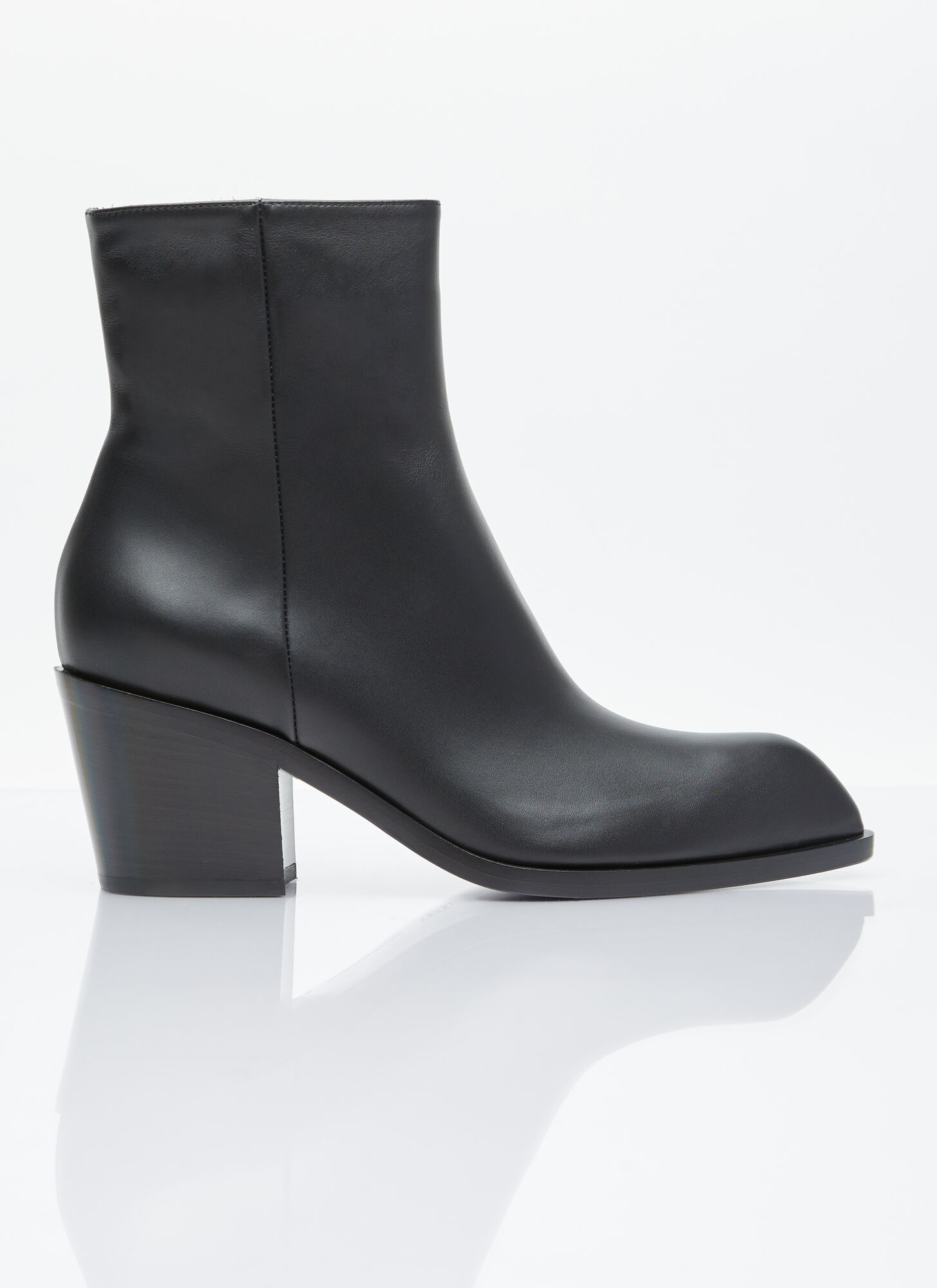 Shop Gianvito Rossi Wednesday Leather Boots In Black