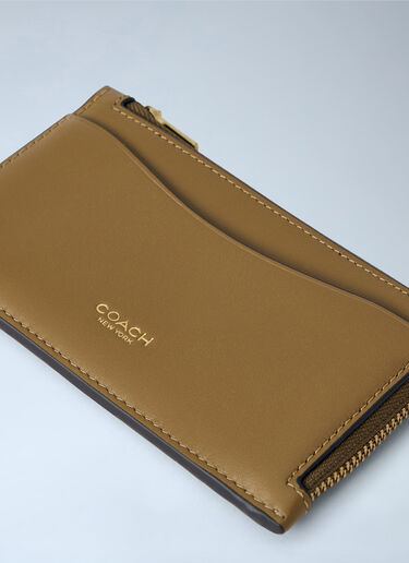 New York Zip Card Case Coach New York Zip Card Case Khaki coa0264028