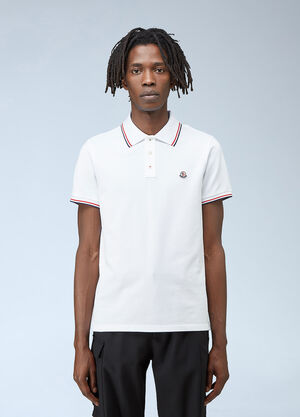 Moncler Logo Polo Shirt White mon0144015