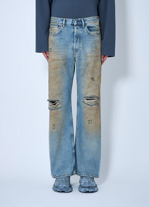 Acne Studios 2021M Distressed Jeans Brown acn0160005