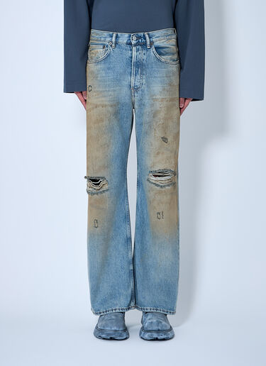 Acne Studios 2021M Distressed Jeans Blue acn0159015