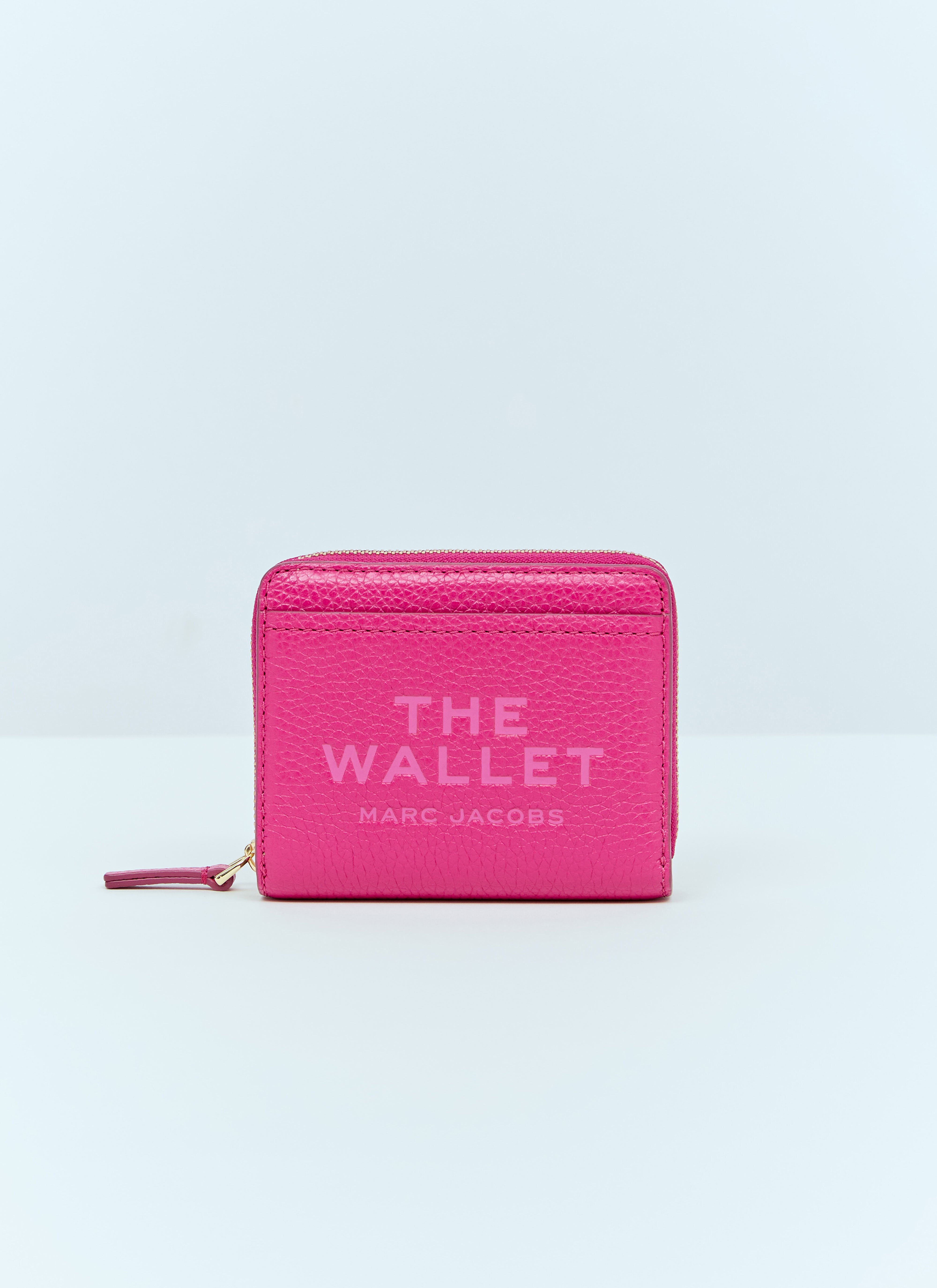 Chloé The Leather Mini Compatct Wallet Pink chl0255063