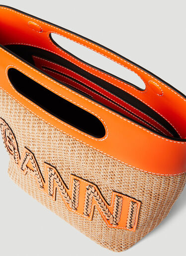 Kraft Tote Bag GANNI Kraft Tote Bag Orange gan0252055