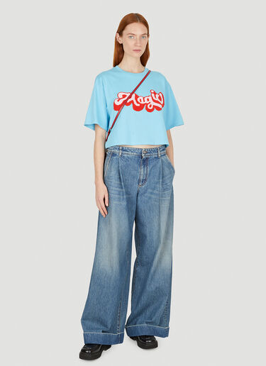 Sportmax バギージーンズ ブルー spx0252010